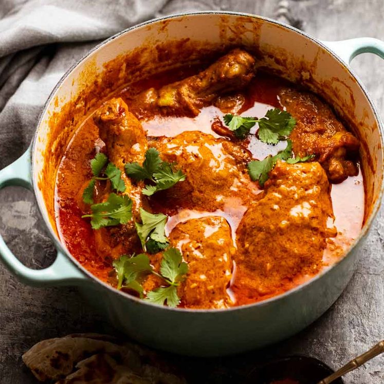 Freshly made pot of Kuku Paka (African chicken curry)