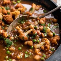 This Cauliflower and Chickpea Curry is an authentic Indian homestyle recipe that's healthy and made with everyday ingredients! recipetineats.com