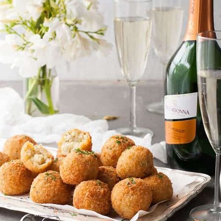 Cheesy Italian Arancini Rice Balls - Sensational for making ahead!