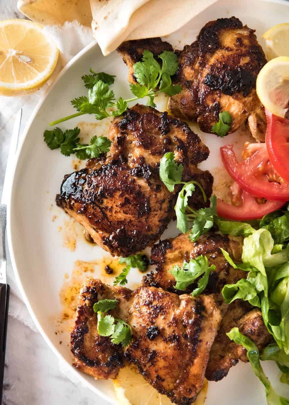 The flavour of this Chicken Shawarma marinade is absolutely incredible, yet made with just a handful of everyday spices. recipetineats.com