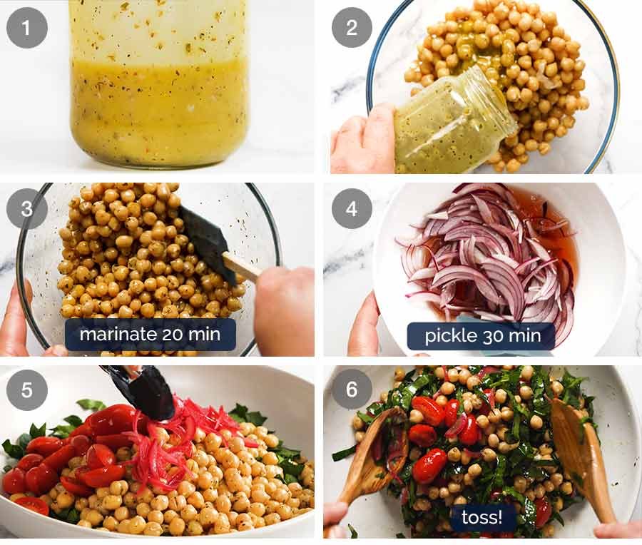 How to make Chickpea salad