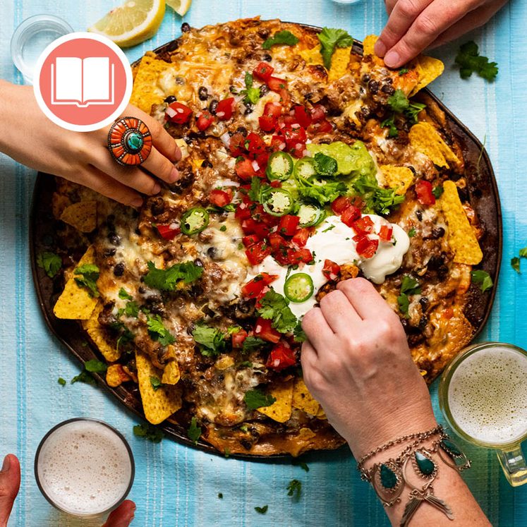 Nachos of your dreams from RecipeTin Eats "Dinner" cookbook by Nagi Maehashi