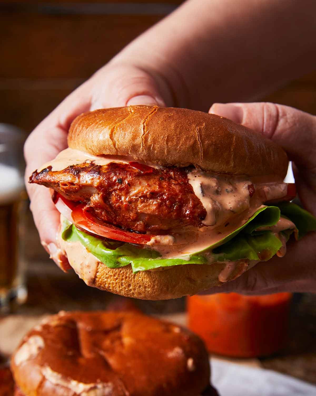 Nandos Peri Peri Chicken Burger