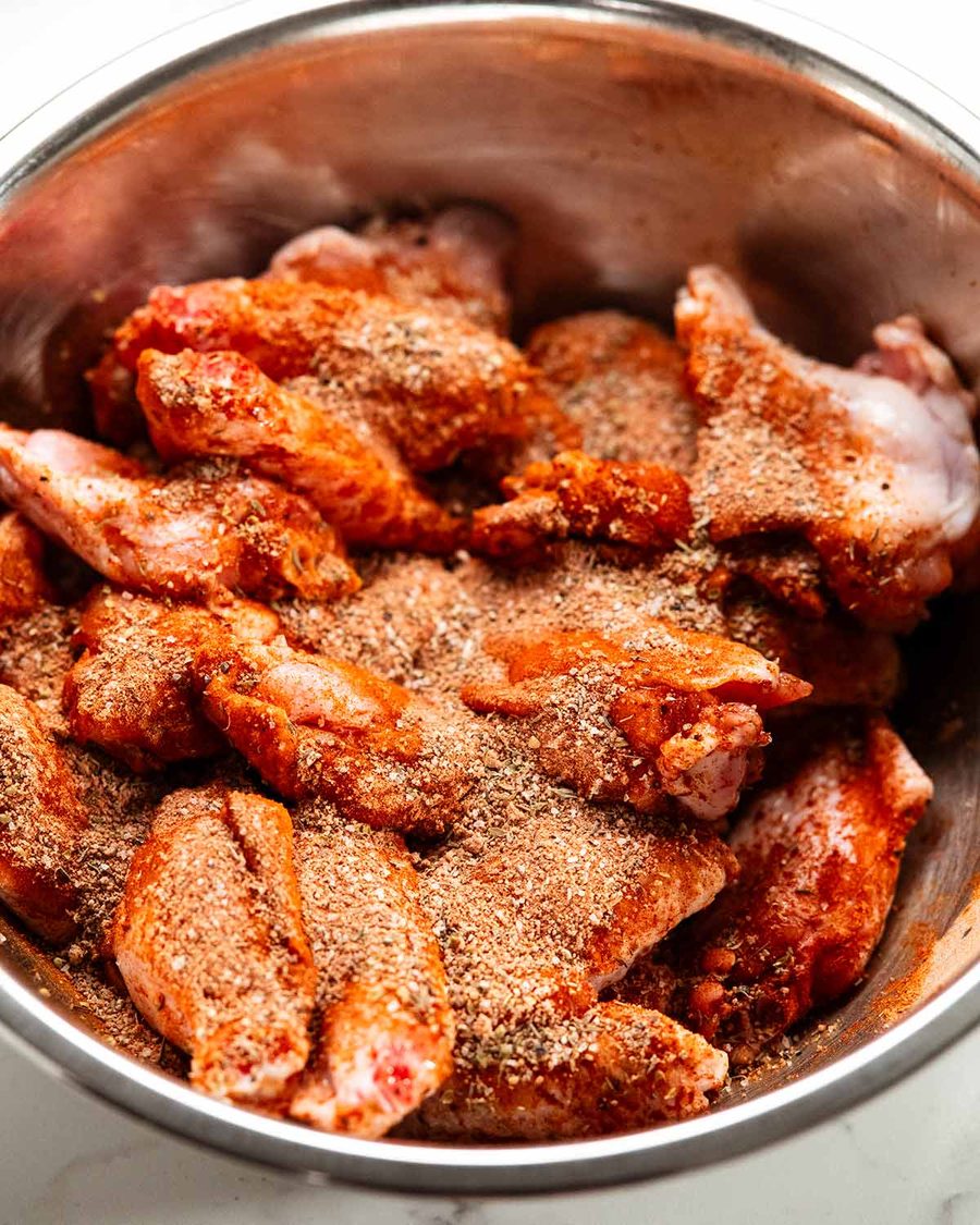 Making New Orleans Chicken Wings