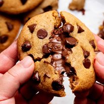 Nutella Stuffed Cookies