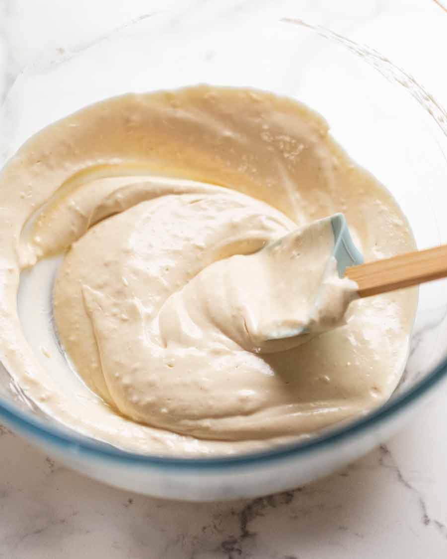 Whipped tahini yogurt sauce